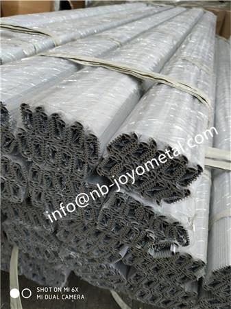 6061-T6 aluminum furniture profile wrapped by plastic film 6061-T6 aluminum furniture profile wrapped by plastic film